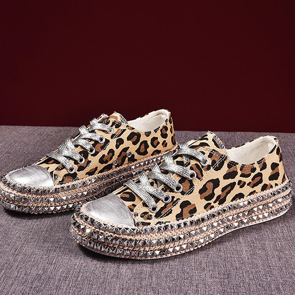 Canvas modieuze sneakers