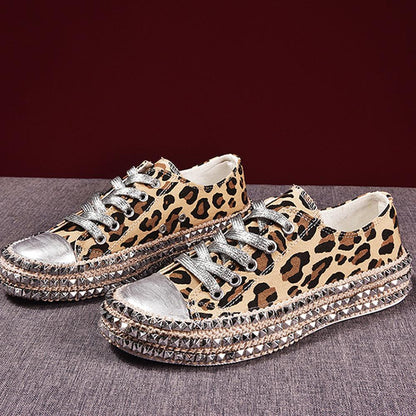 Canvas modieuze sneakers