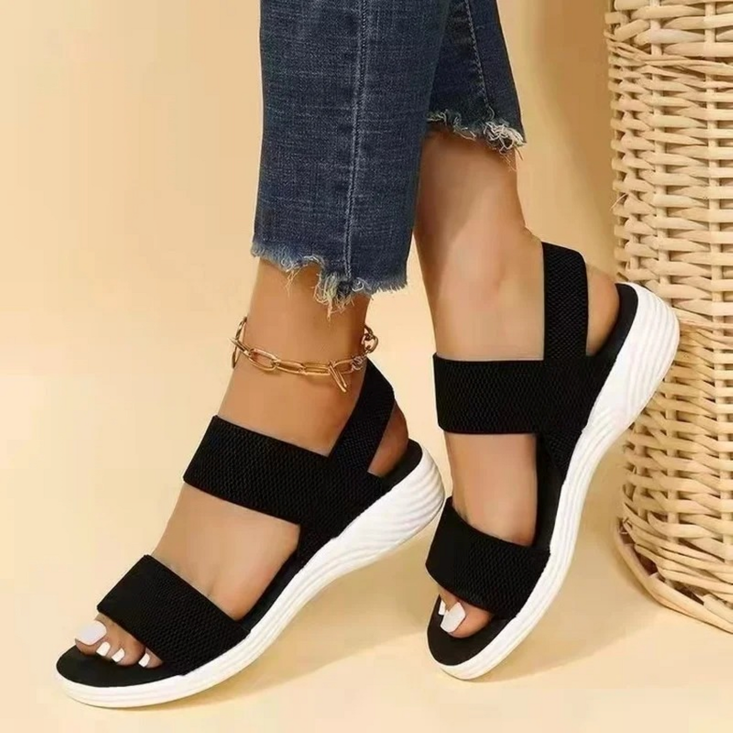 Modieuze en ondersteunende orthopedische sandalen