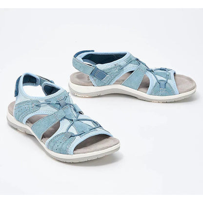 Elegante en gedetailleerde ondersteunende zomersandalen