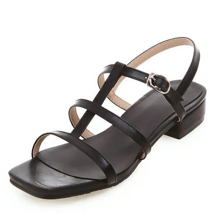 Lage Hakken Riemen Boven Casual Sandalen