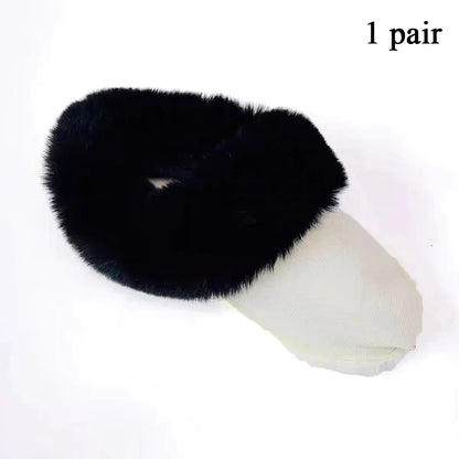 2024 Winter Bont Slippers Inlegzolen Bont Schoen Klompen Schoenen Voeringen Uitneembare Zachte Verdikte Pluche Hoes Warm Gevoerd