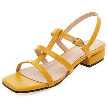 Lage Hakken Riemen Boven Casual Sandalen