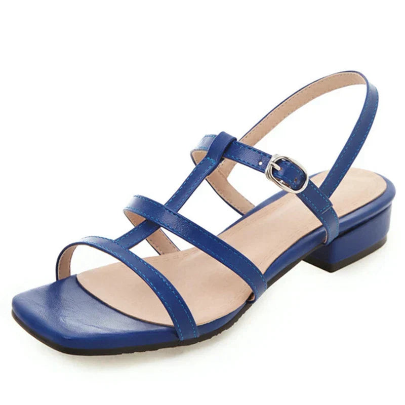 Lage Hakken Riemen Boven Casual Sandalen