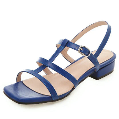 Lage Hakken Riemen Boven Casual Sandalen