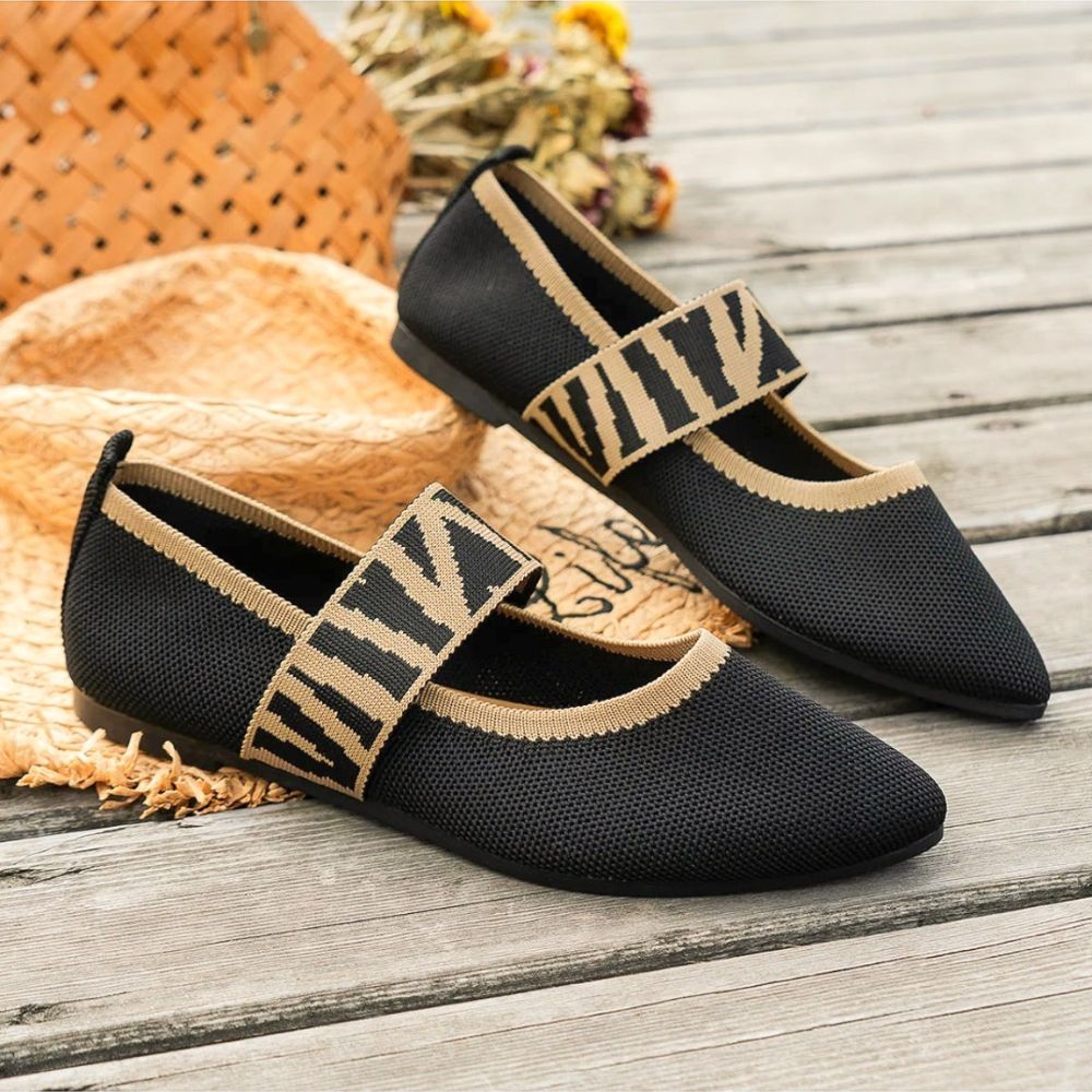 Casual schoenen met spitse teen en elastische band