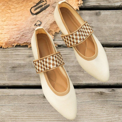 Casual schoenen met spitse teen en elastische band