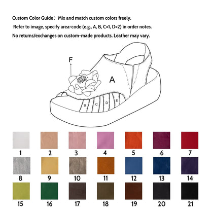 Elegante en gedetailleerde ondersteunende zomersandalen