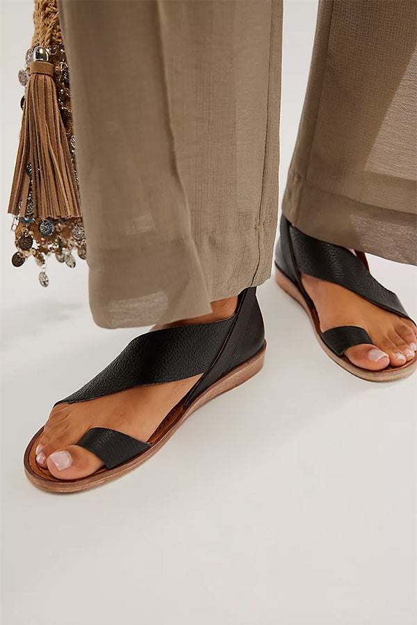 Teenring Gesp plaat sandalen