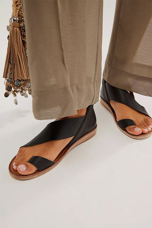 Teenring Gesp plaat sandalen